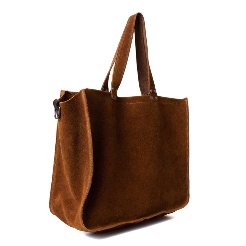 Maranui Suede Leather Tote Bag - Image 2